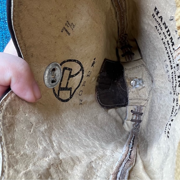 Roper Handmade in Mexico Upcycled Cowgirl Boot Crossbody Purse - Picture 8 of 10